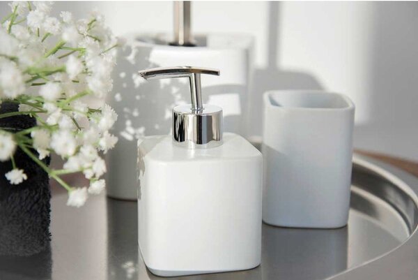 Biely keramický dávkovač mydla 290 ml Hexa – Wenko