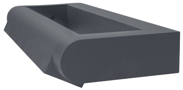Brilagi -LED Vonkajšie nástenné svietidlo SALERNO LED/12W/230V 35,5 cm antracit IP65