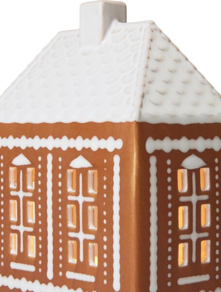 Porcelánový svietnik Gingerbread Lighthouse Medium