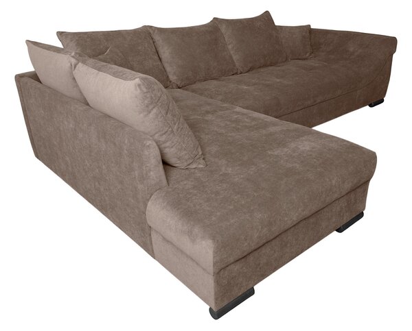 ROHOVÁ SEDAČKA, textil, hnedá P & B - Sedačky, Online Only