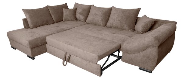 ROHOVÁ SEDAČKA, textil, hnedá P & B - Sedačky, Online Only