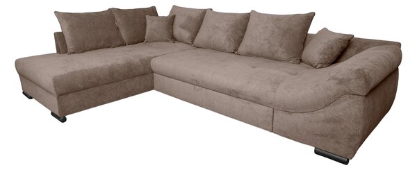 ROHOVÁ SEDAČKA, textil, hnedá P & B - Sedačky, Online Only
