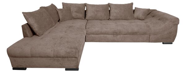 ROHOVÁ SEDAČKA, textil, hnedá P & B - Sedačky, Online Only