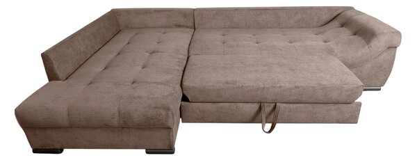 ROHOVÁ SEDAČKA, textil, hnedá P & B - Sedačky, Online Only