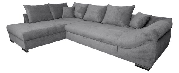 ROHOVÁ SEDAČKA, textil, tmavosivá P & B - Sedačky, Online Only