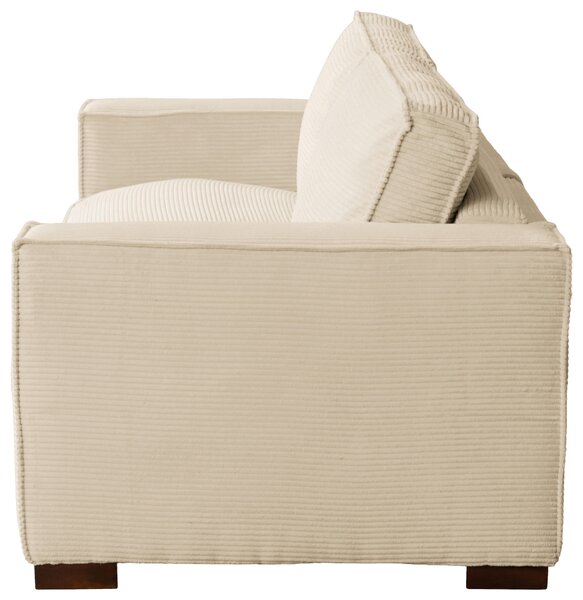 ROZKLADACIA POHOVKA, textil, krémová MID.YOU - Sedačky, Online Only