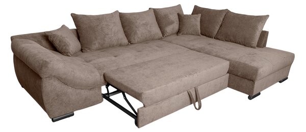 ROHOVÁ SEDAČKA, textil, hnedá P & B - Sedačky, Online Only