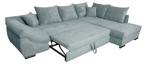 ROHOVÁ SEDAČKA, textil, svetlomodrá P & B - Sedačky, Online Only
