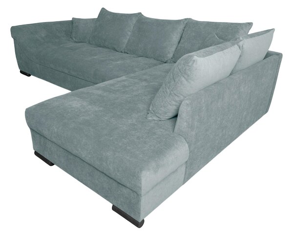 ROHOVÁ SEDAČKA, textil, svetlomodrá P & B - Sedačky, Online Only