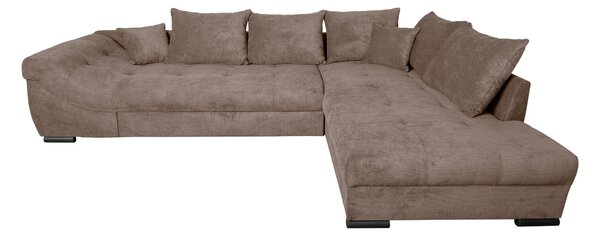 ROHOVÁ SEDAČKA, textil, hnedá P & B - Sedačky, Online Only