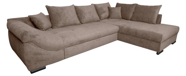 ROHOVÁ SEDAČKA, textil, hnedá P & B - Sedačky, Online Only
