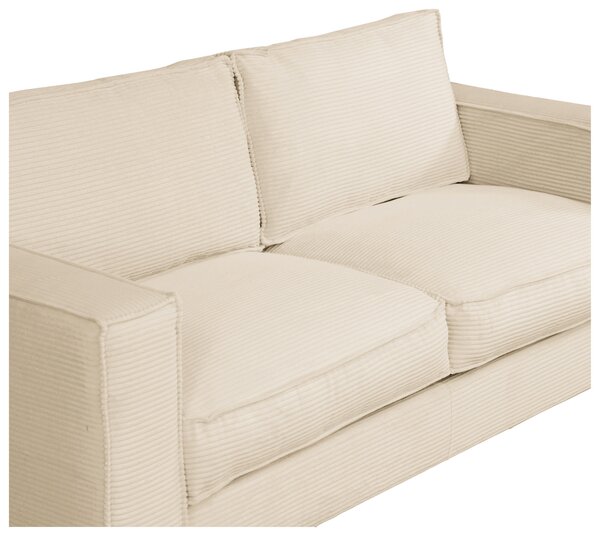 ROZKLADACIA POHOVKA, textil, krémová MID.YOU - Sedačky, Online Only