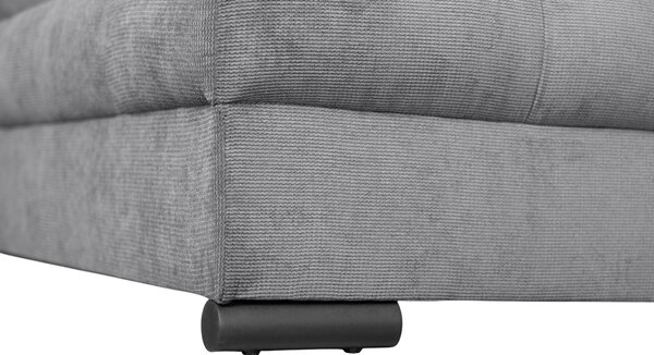 ROHOVÁ SEDAČKA, textil, tmavosivá P & B - Sedačky, Online Only