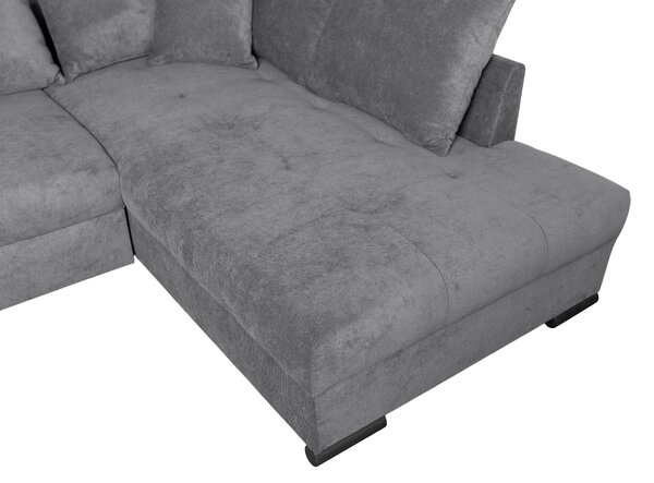 ROHOVÁ SEDAČKA, textil, tmavosivá P & B - Sedačky, Online Only