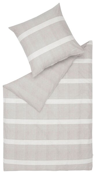 OBOJSTRANNÁ POSTEĽNÁ BIELIZEŇ, renforcé, sivá, prírodná farba, svetlosivá, béžová, 135/200 cm Esprit - Online Only bytové doplnky, Online Only