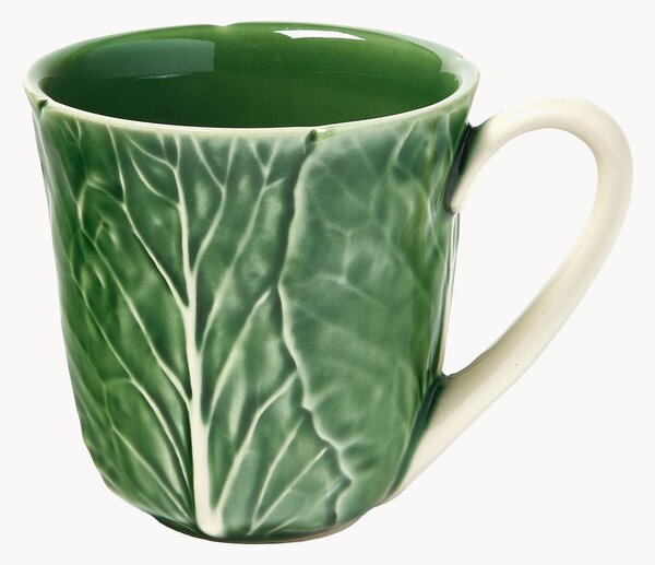 Ručne maľované šálky Cabbage, 4 ks