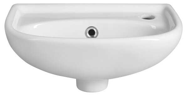Aqualine Aqualine, Keramické umývadlo 40x25 cm, biela, 4000