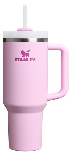 Ružová termoska so slamkou z nehrdzavejúcej ocele 1,18 l Quencher H2.0 FlowState Tumbler Cherry Blossom – Stanley