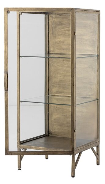Kovová vitrína v zlatej farbe 45x110x40 cm Saone – Bloomingville