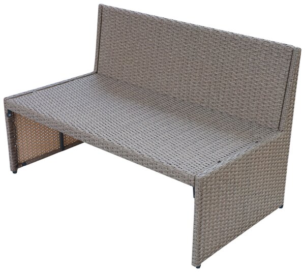 TERASOVÁ SEDACIA SÚPRAVA drevo, kov, plast, textil Ambia Garden - Online Only záhrada, Online Only