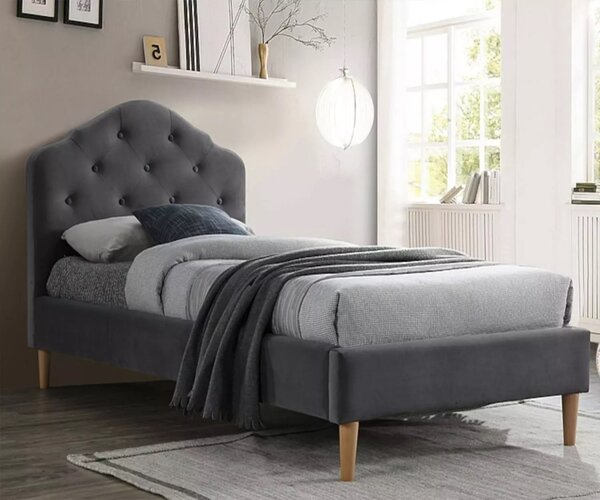AMI nábytok Čalúnená posteľ Cloe 90x200 cm barvy