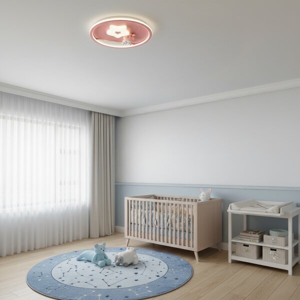 Brilagi - stmievateľné LED detské stropné svietidlo BUNNY LED/83W/230V 3000-6000K +DO
