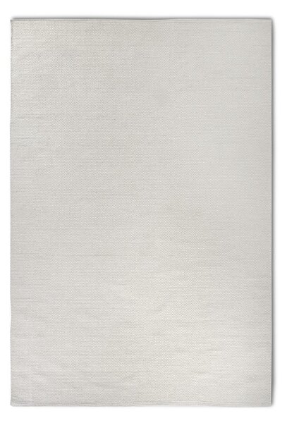 Krémovobiely ručne tkaný koberec s prímesou vlny 160x230 cm Pradesh Natural White – Elle Decoration