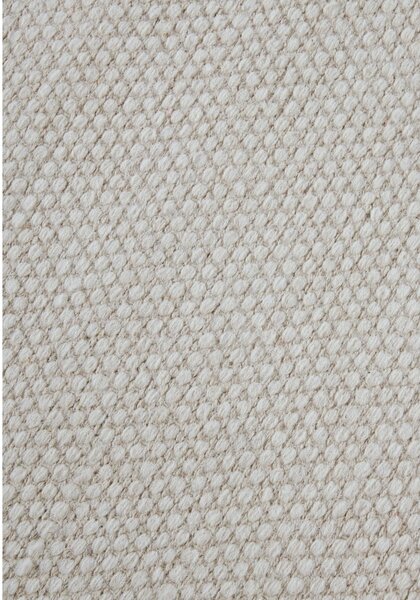 Krémovobiely ručne tkaný behúň s prímesou vlny 80x200 cm Pradesh Natural White – Elle Decoration