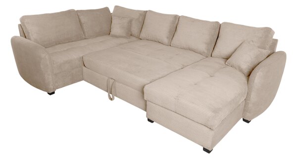 SEDACIA SÚPRAVA, textil, svetlohnedá P & B - Sedačky, Online Only