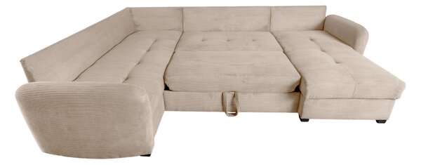 SEDACIA SÚPRAVA, textil, svetlohnedá P & B - Sedačky, Online Only
