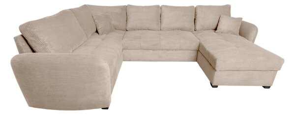 SEDACIA SÚPRAVA, textil, svetlohnedá P & B - Sedačky, Online Only