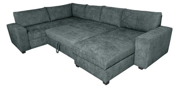 SEDACIA SÚPRAVA, textil, tmavosivá P & B - Sedačky, Online Only