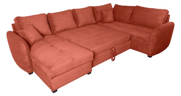 SEDACIA SÚPRAVA, textil, oranžová P & B - Sedačky, Online Only