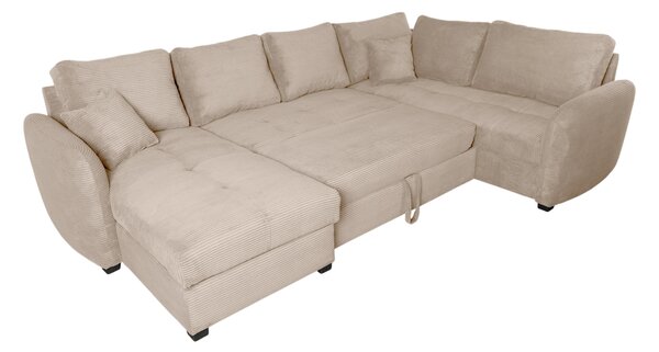 SEDACIA SÚPRAVA, textil, svetlohnedá P & B - Sedačky, Online Only