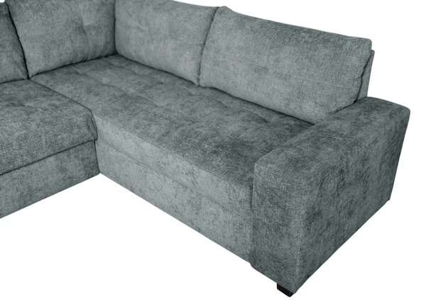 SEDACIA SÚPRAVA, textil, tmavosivá P & B - Sedačky, Online Only