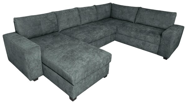 SEDACIA SÚPRAVA, textil, tmavosivá P & B - Sedačky, Online Only