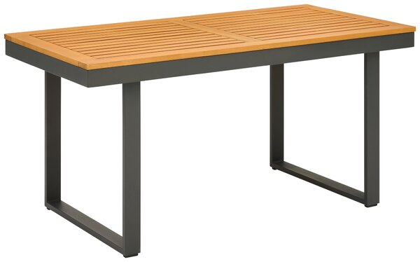 ZÁHRADNÝ STÔL, drevo, kov, 140/68/70 cm Amatio - Záhradné stoly