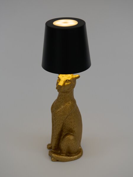 Sinsay - Stolná lampa v tvare geparda - zlatá