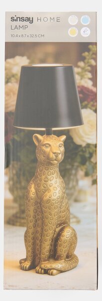 Sinsay - Stolná lampa v tvare geparda - zlatá