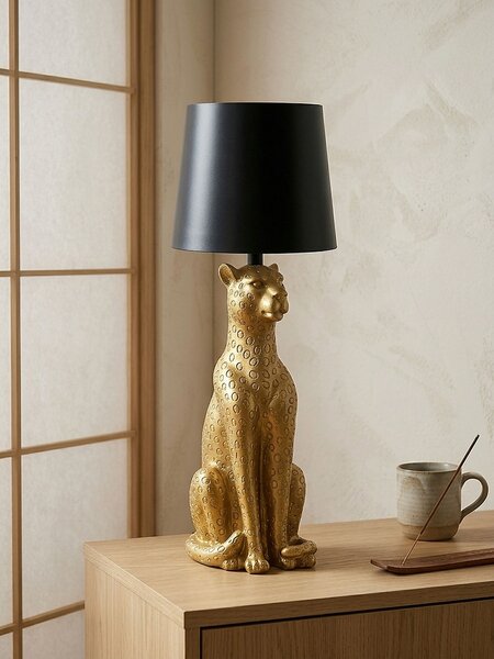 Sinsay - Stolná lampa v tvare geparda - zlatá