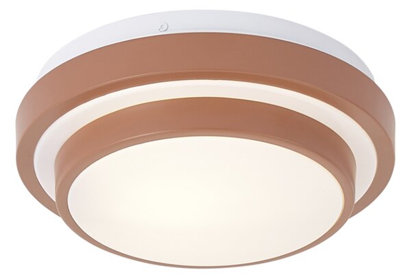 Moderné stropné svietidlo Sienna s bielym 25 cm IP44 - Walden