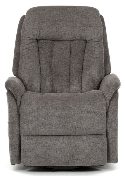 TV-Q8575 GREY2, Výklopné, elektrické, polohovacie kreslo, sivá látka