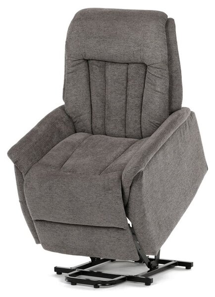 TV-Q8575 GREY2, Výklopné, elektrické, polohovacie kreslo, sivá látka