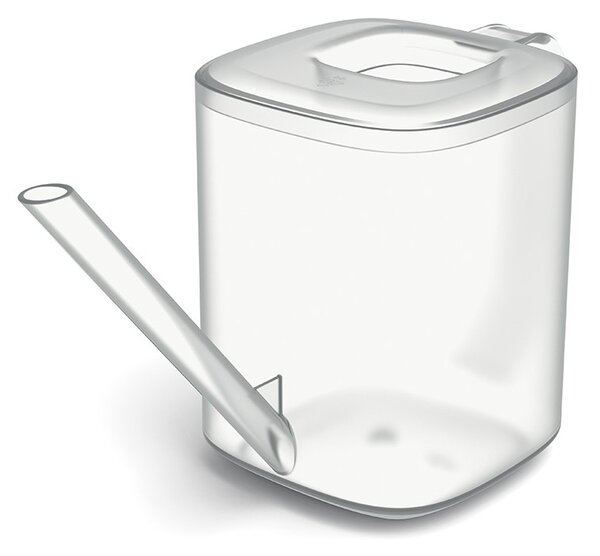 Prosperplast Kanvička na kvety TUBI transparentná, 1l - 24 x 10 x 13,6 cm