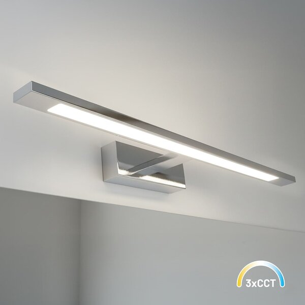 Nástenné LED svietidlo Klimt, 1x LED 12w, 3000-6000k, (60 cm), ch