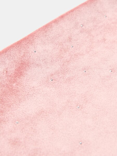 Sinsay - Zamatový poťah na vankúš s kryštálmi - pastelová ružová