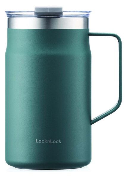 Termohrnček s uchom LOCK Metro 600ml zelený