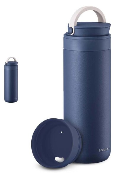 Nerezová termoska s uchom LOCK Metro 475ml modrá