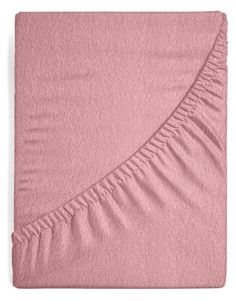 FROTÉ PRESTIERADLO 140X200 CM, VÝŠKA 20 CM PÚDROVO RUŽOVÉ