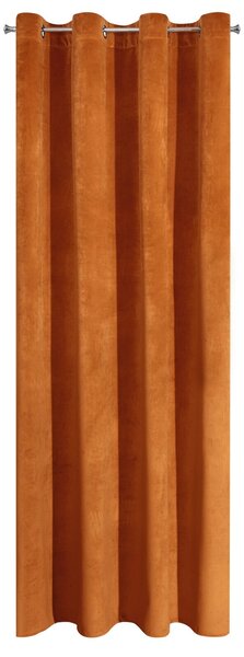 ZATEMŇOVACÍ ZÁVES NA KRÚŽKOCH RIA 140X250 CM ORANŽOVÁ